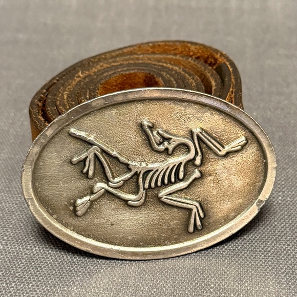 Arc'teryx Leather Belt and Buckle - Picture 1 of 2